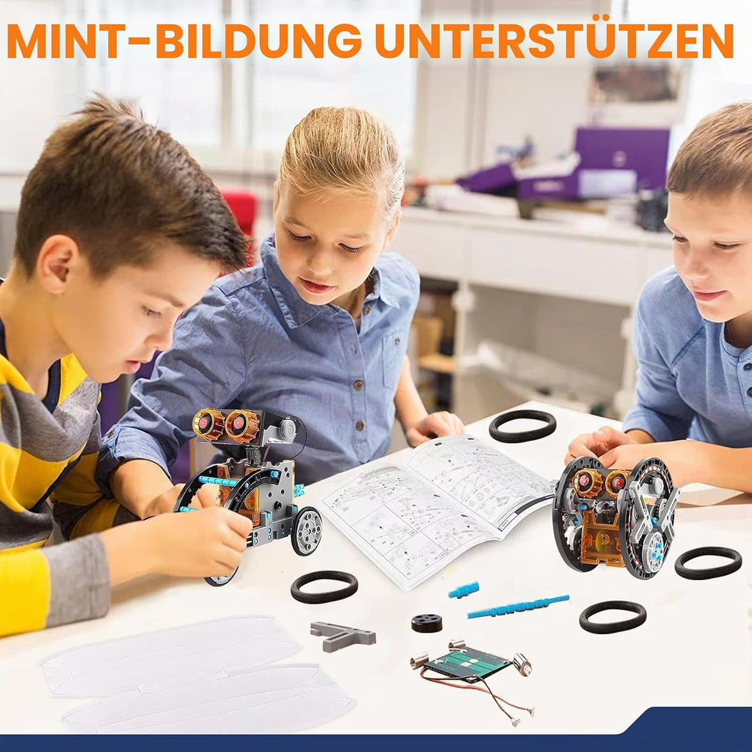 Solar Roboter Kit,29-in-1 DIY Bauspielzeug Angetrieben durch Solarenergie,Kinder Spielzeug,Konstrukt