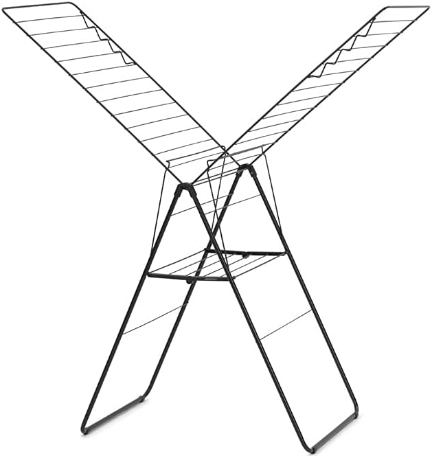 Brabantia HangOn 25m Trockengestell, Matt Black 25m without Rod Matt Black, 25m without Rod Matt Bla