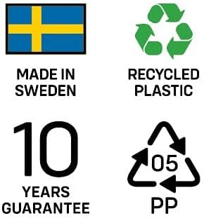 SmartStore - Recycled 31-6er Set Aufbewahrungsboxen - 100% recycelter Kunststoff - grau - 50x39x26cm
