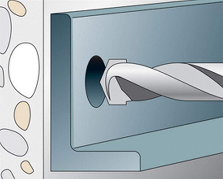 fischer Bolzenanker FAZ II 10 / 160 gvz, Schwerlastanker mit hoher Tragfähigkeit, Ankerbolzen für Be