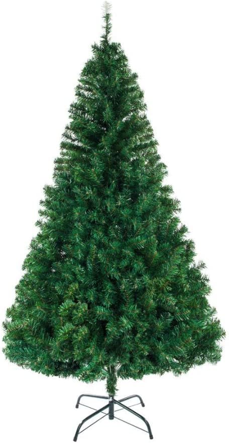 LEADZM 180/210/240cm Künstlicher Weihnachtsbaum, Tannenbaum künstlich mit Metallständer, Christbaum,