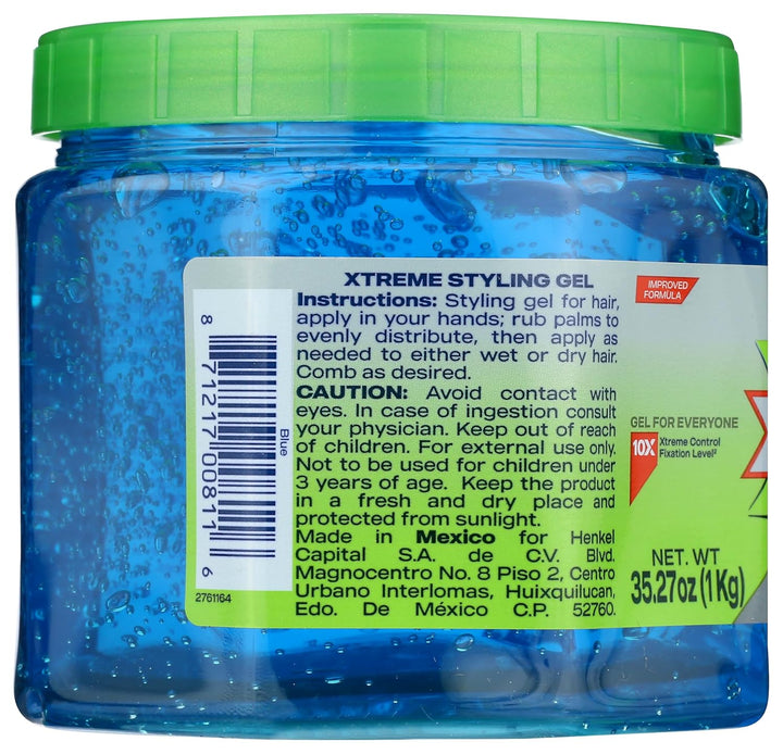 Wet Line Xtreme Professional Styling Gel Extra Hold Blue 35.26 oz. by Wetline Unparfümiert 999.6 g (