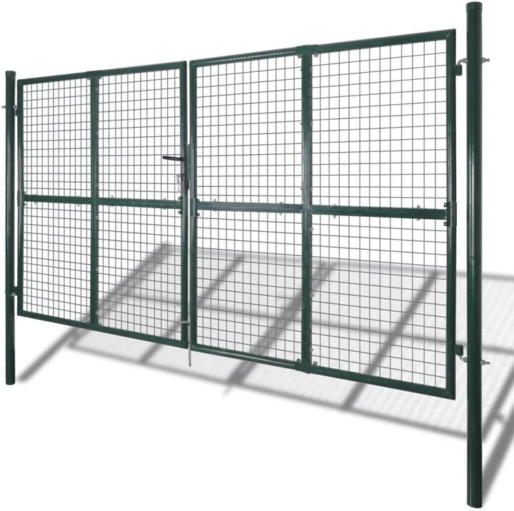 Festnight Metall Gartentor 306 x 250cm Gartentür Zauntür Hoftor Gartenpforte | Gartenzaun Tür aus ve