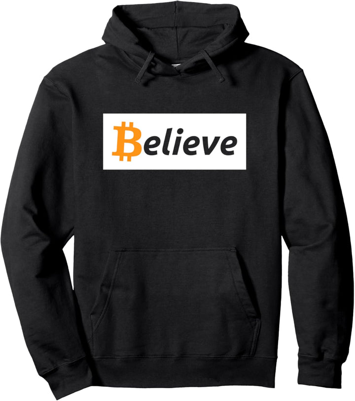 Believe Bitcoin Crypto DeFi Pullover Hoodie