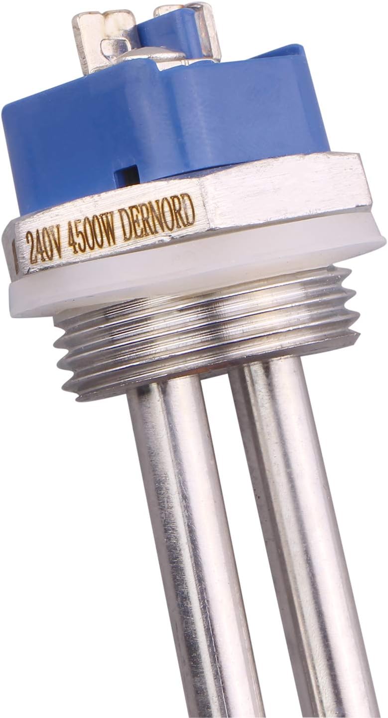 DERNORD 240v 4500w Heizelement Edelstahl Heizung Ersatzteil 1 Zoll BSP Gewinde
