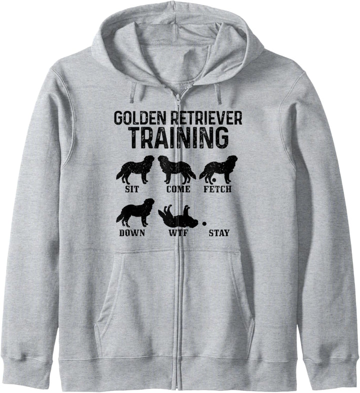Golden Retriever Training lustiger Hund Golden Retriever Kapuzenjacke