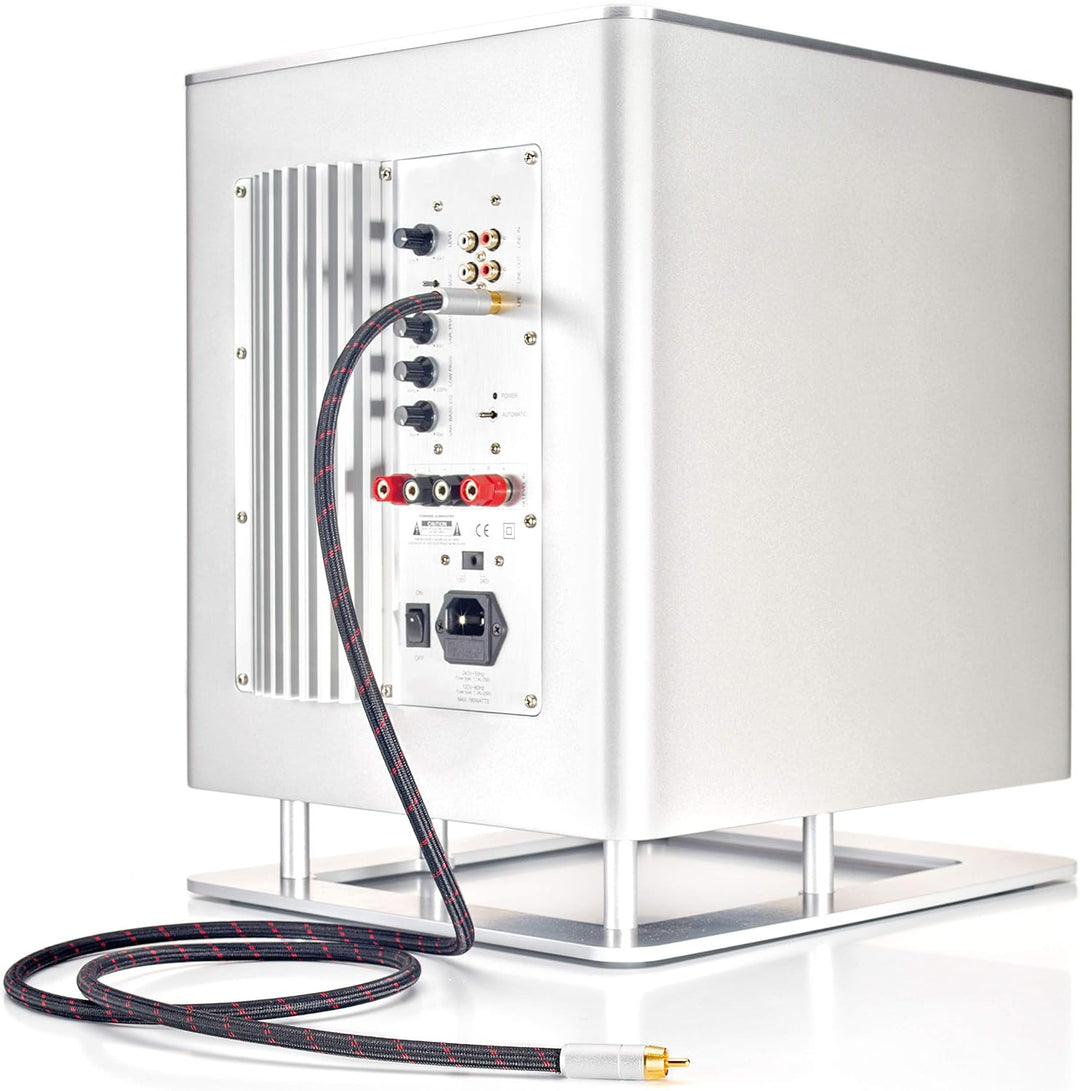 Eagle Cable by INAKUSTIK – 10070202 – High End Deluxe Subwoofer-Kabel 1 x RCA -> 1 x RCA | 3,0m | Ma