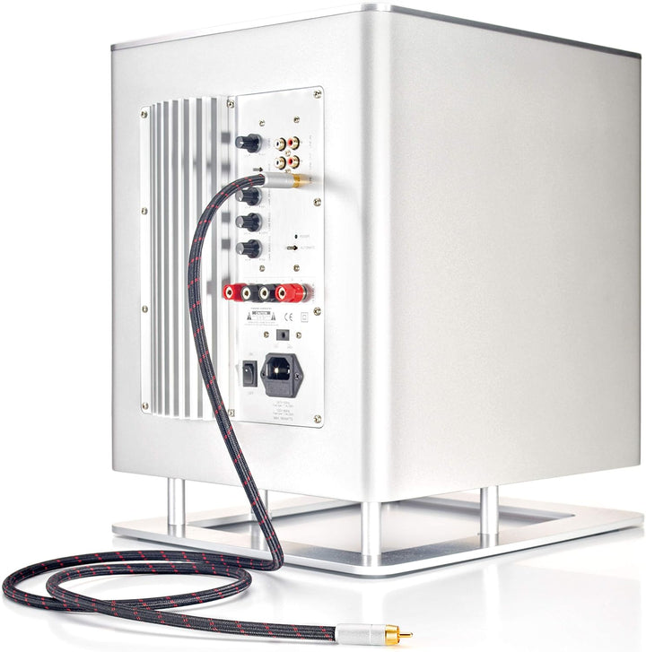 Eagle Cable by INAKUSTIK – 10070202 – High End Deluxe Subwoofer-Kabel 1 x RCA -> 1 x RCA | 3,0m | Ma