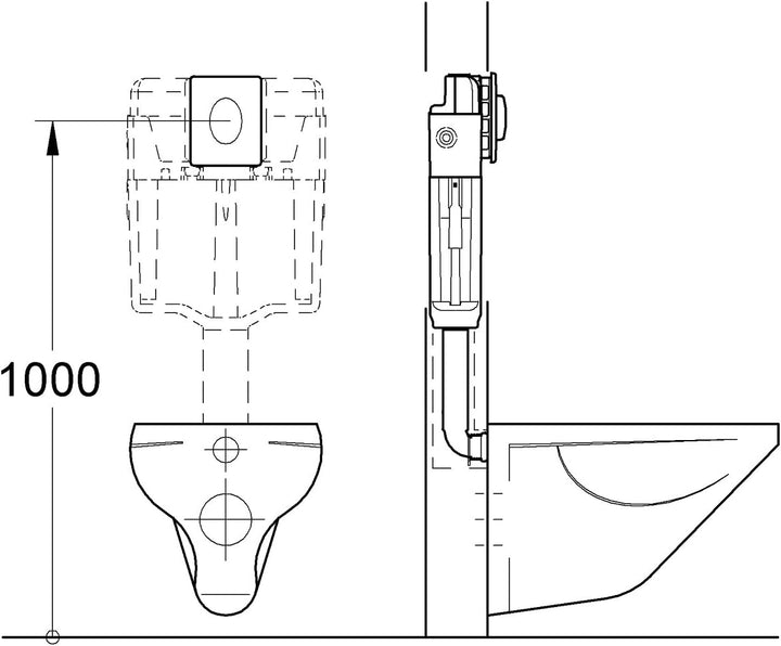 Grohe Abdeckplatte Skate Air aus ABS 156 x 197 mm, Montage, verchromt, 38564000