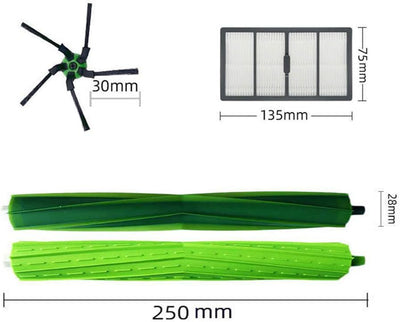 Ersatzteile passend für iRobot Roomba s9 (9150) s9 + s9 Plus (9550) Wi-Fi-Roboter-Staubsauger-Kits d