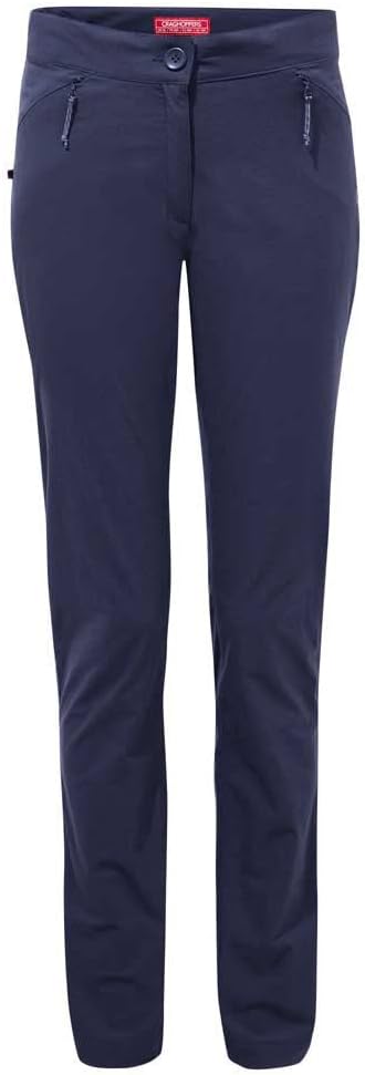 Craghoppers Damen Outdoorhose NosiLife 43 EU Lang Marineblau, 43 EU Lang Marineblau