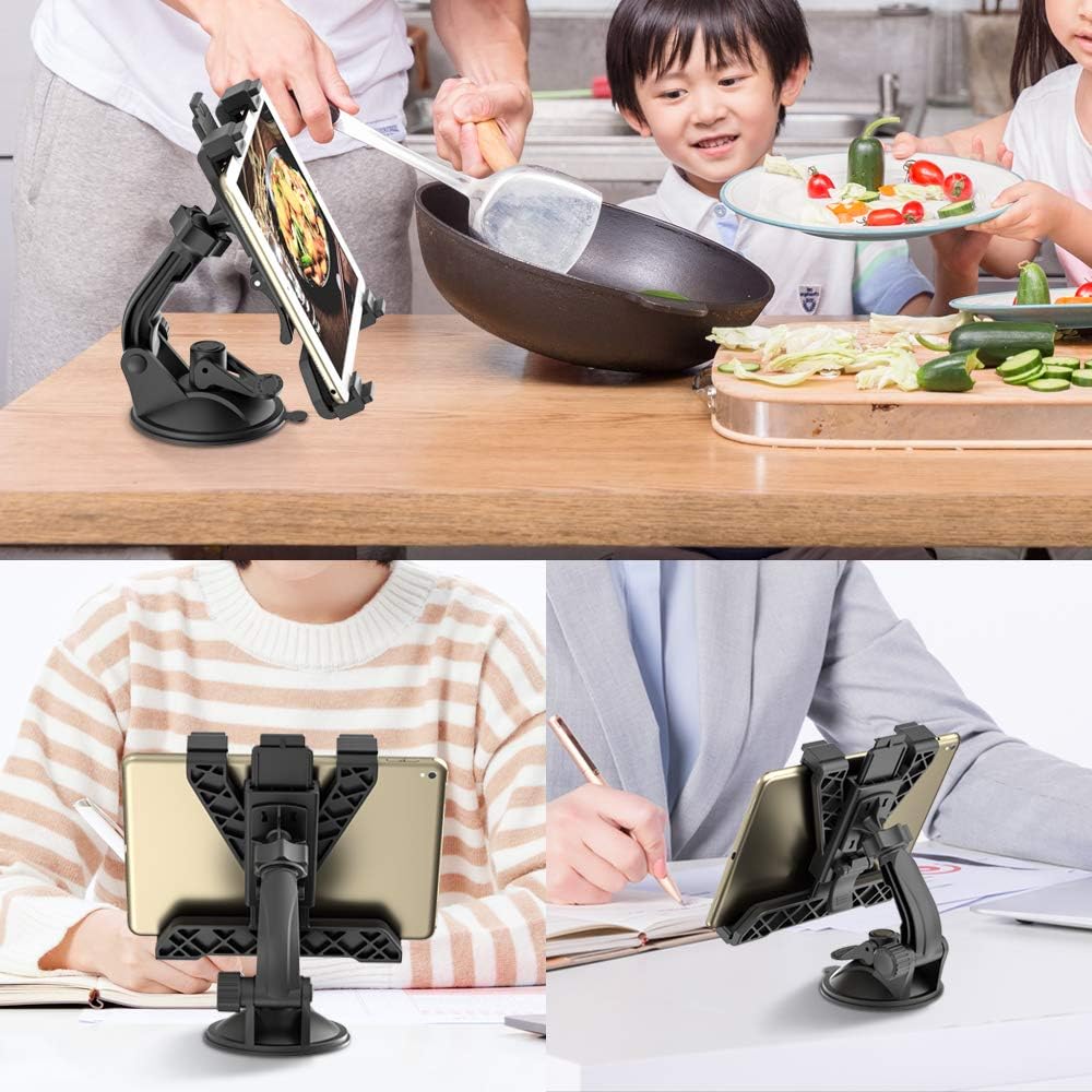 OHLPRO Tablet Halterung Auto für Armaturenbrett & Windschutzscheibe, Universelle Saugnapf iPad Halte