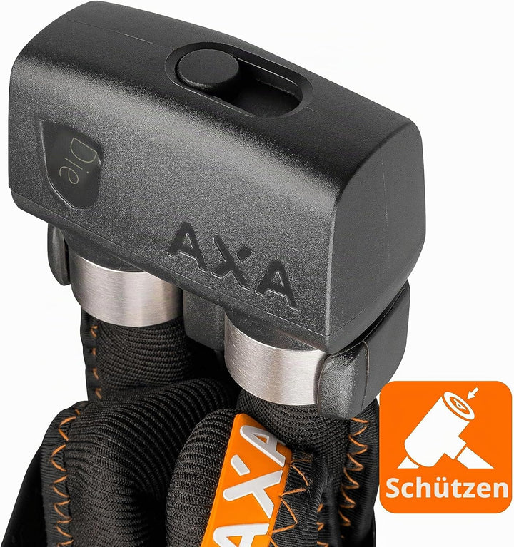 AXA Faltschloss FLC 600 9.5 x 3 x 3 cm Grau, 9.5 x 3 x 3 cm Grau
