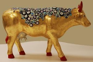The Evil Eye Cow - aka Nazar Boncugu (Large)