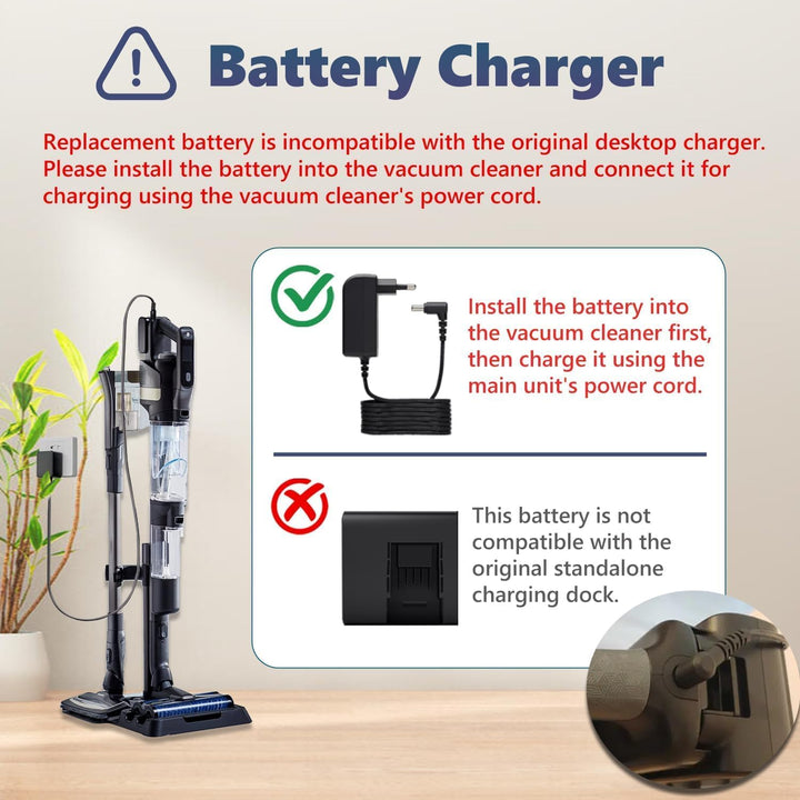 3500mAh Akku für Philips Staubsauger 25.2V Akku, kompatibel mit Philips AquaTrio 9000 Series(XV1797/