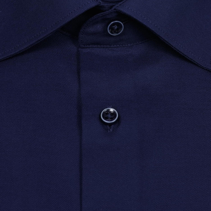ETERNA Herren Businesshemd Kurzarm Comfort FIT | Uni | Bügelfrei | Kent Kragen 41 Dunkelblau-(19), 4