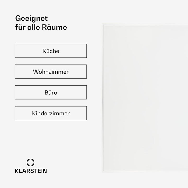 Klarstein Infrarotheizung mit Thermostat, 600W Elektroheizung, Smart Home Infrarotheizung zur Wandmo