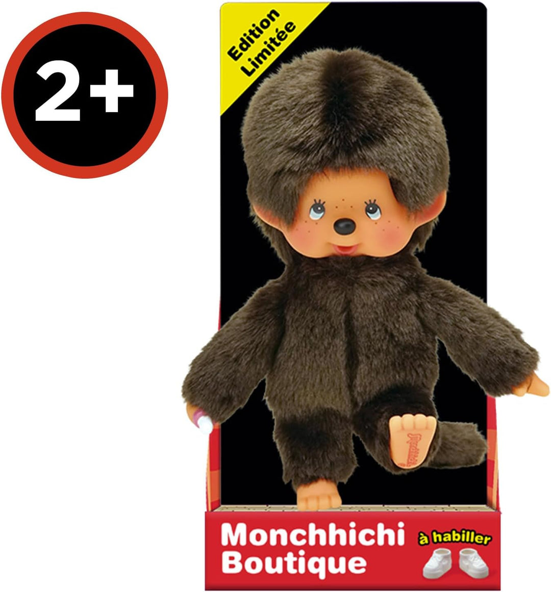 BANDAI - Monchhichi - Kuscheltier Monchhichi Original - Ikonisches Affenkuscheltier der 80er Jahre,