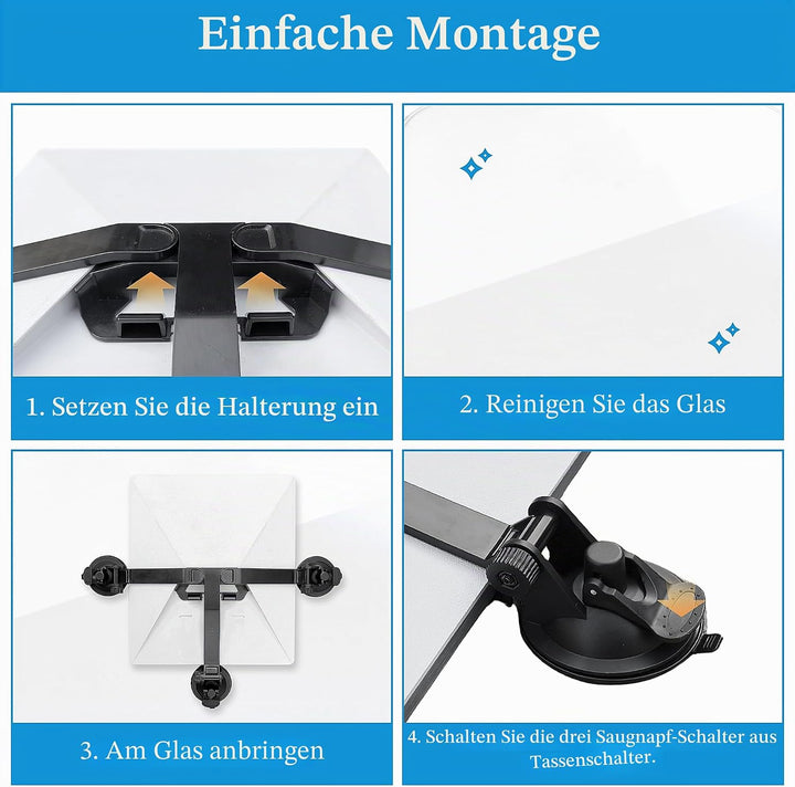 Starlink Mini-Halterung mit Saugnapf, tragbar, faltbar, für Autofenster und Sonnendächer, Starlink M