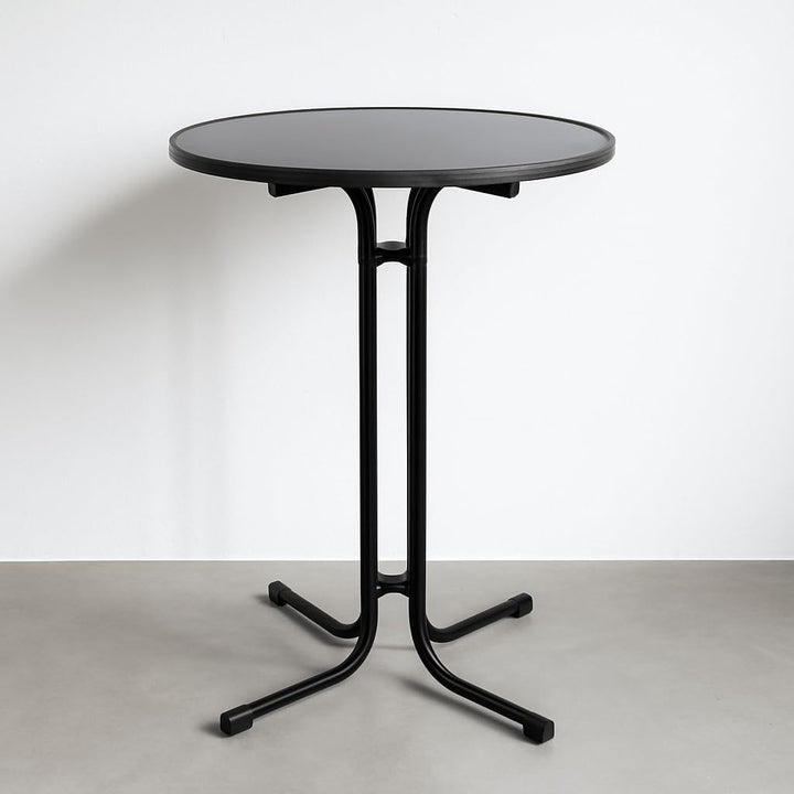 Eigentlich Stehtisch, Tischplatte 60cm Anthrazit, 60cm Anthrazit