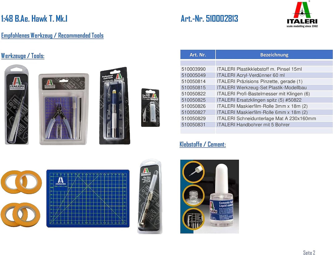 Italeri 2813 1:48 B.Ae. Hawk T. Mk.I-Modellbau, Bausatz, Standmodellbau, Basteln, Hobby, Kleben, Pla
