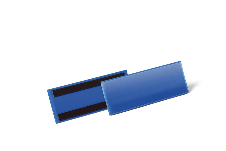 Durable Magnetische Etikettentasche, für Etiketten 1/2 A5 quer (210 x 74 mm), Packung à 50 Stück, du