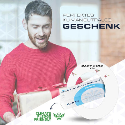 ELANI – klimaneutraler Dartring für optimalen Schutz von Wand, Boden, Dartpfeil und Flight – passgen