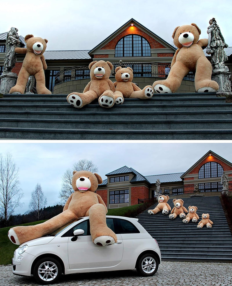 Teddybär Gross 100 cm - Baby Kuscheltiere Riesen Teddy - Kuscheltier Für Babys - Plüschtier Grosser