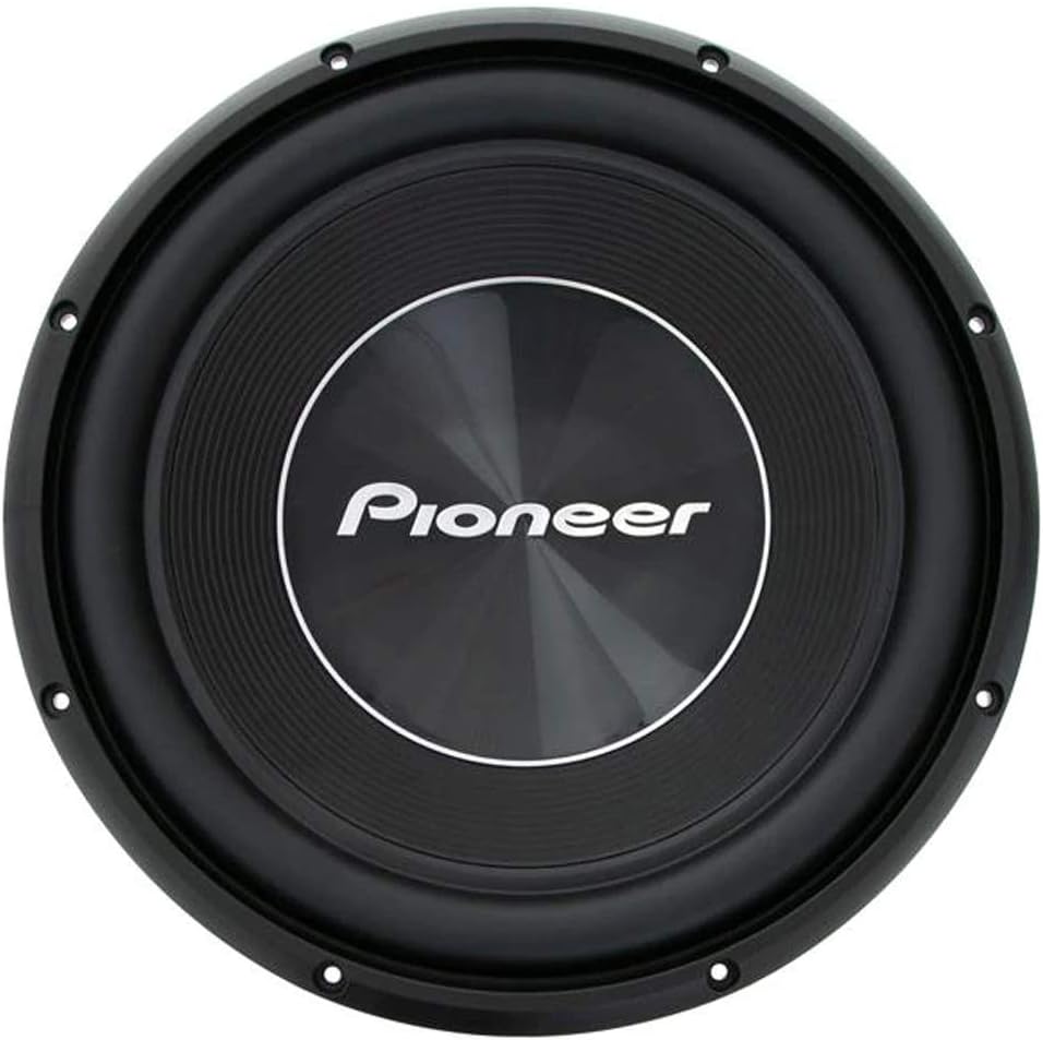 Pioneer TS-A300D4 Subwoofer mit Doppelschwingspule für den Gehäuseeinbau (1.500 W), 30 cm/12", IMPP