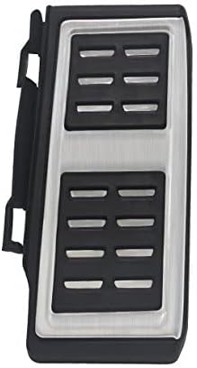 Wisamic Edelstahl Fussstütze Bremse Pedalkappen Abdeckung Fuel Bremse Fussbett