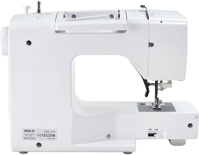 Rold S300 Computer Nähmaschine mit Anschiebetisch | 190 Nähstiche zum Nähen aller Arten von Stoffen.