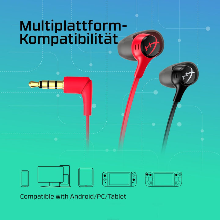 HyperX Cloud Earbuds II - Gaming Earbuds with Mic