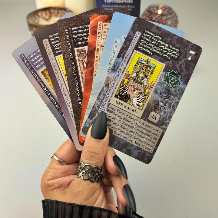 Witchy Cauldron Tarotkarten mit Buck für Anfänger, Tarotkarten Deutsch