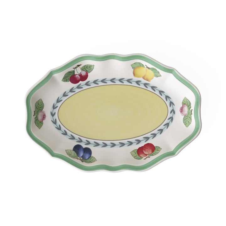 Villeroy und Boch French Garden Fleurence Beilagenschale, Premium Porzellan, Weiss/Bunt