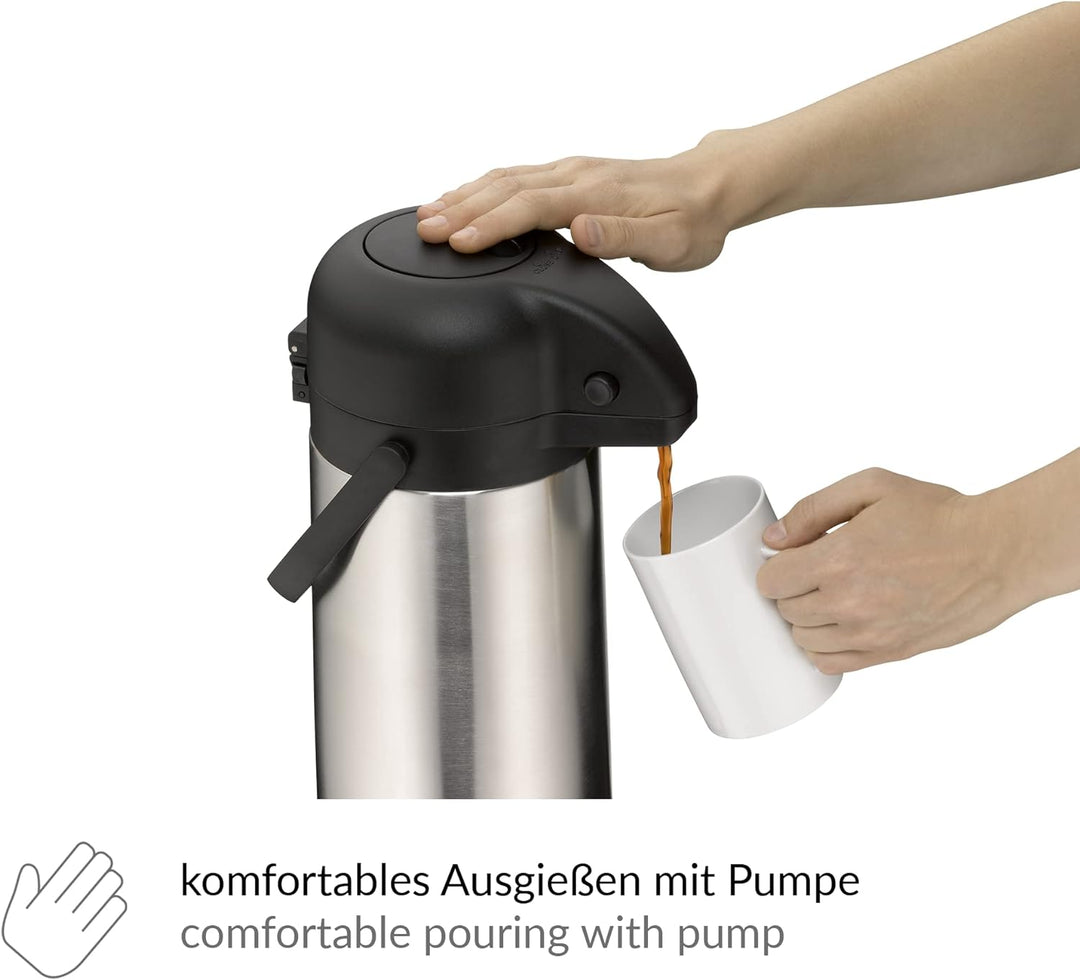 alfi 0837205250 Pumpkanne TT Edelstahl mattiert 2,5 l