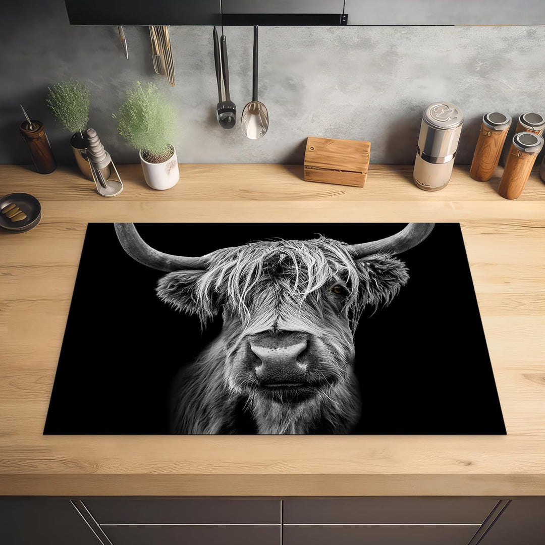 Herdabdeckplatte Einteilig Induktionsmatte Küche Abdeckung Ceranfeld Herd Abdeckplatte Vinyl Matte A
