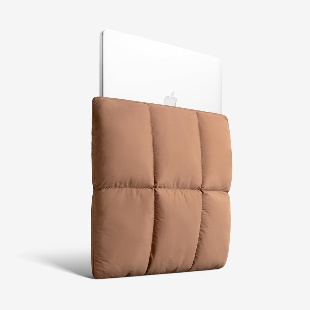 Comfyable Puffy Laptop Sleeve 15 Inch 16 Inch, Quilted Puffer Laptop Carrying Case, Pillow Cover Com