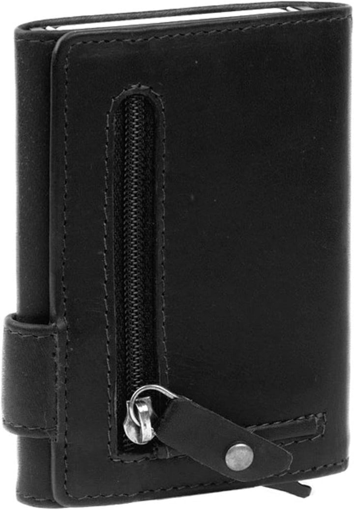 The Chesterfield Brand Leicester - Kreditkartenetui 6cc 10 cm RFID Black Schwarz, Schwarz