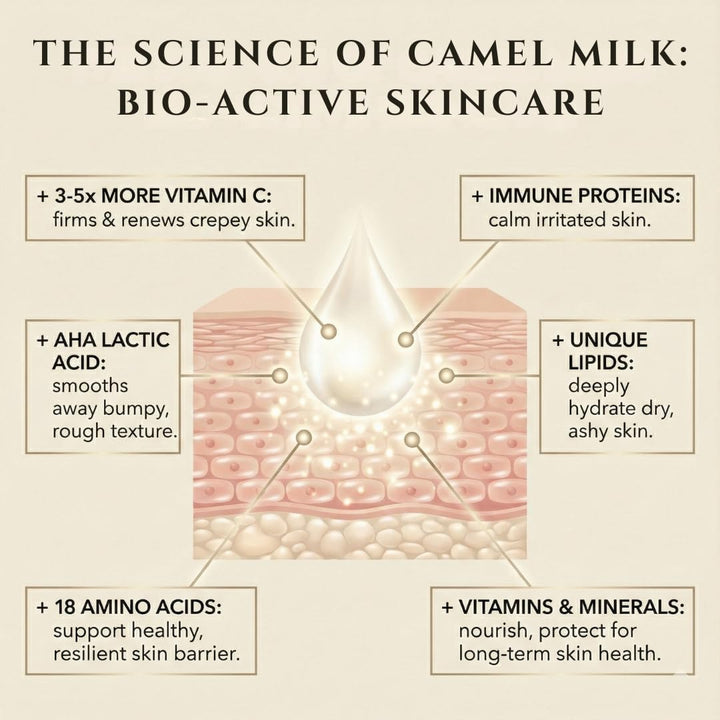Cammellatte Kamelmilch Körperbutter mit Sheabutter - intensiv pflegende Bodylotion für trockene Haut