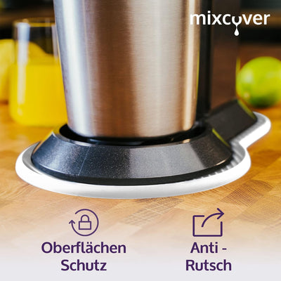Mixcover weisse Silikonmatte für Sodastream Crystal kompatibel mit sodastream crystal 2.0, sodastrea