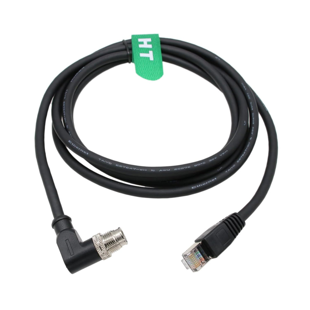 HangTon Gigabit Ethernet M12 8 Pin X-Code RJ45 Netzwerk-Datenkabel für industrielle Sensorautomation