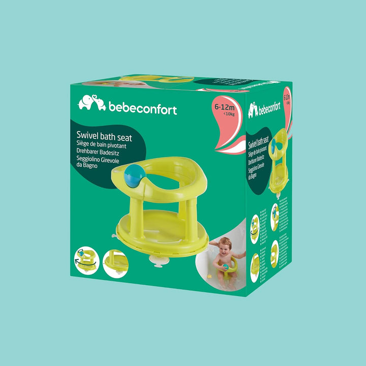Bebeconfort Drehbarer Badewannensitz, Badewannensitz, Ergonomisch, 6 Monate bis 12 Monate, Max. 10 k