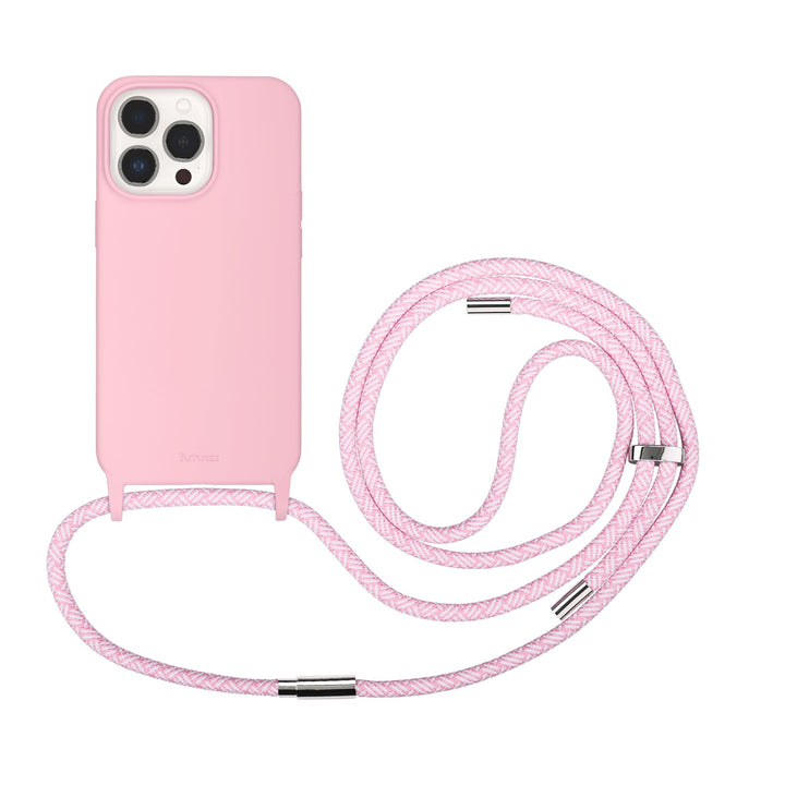 Artwizz HangOn Case kompatibel mit [iPhone 13 Pro] - Elastische Schutzhülle aus Silikon als Handyket