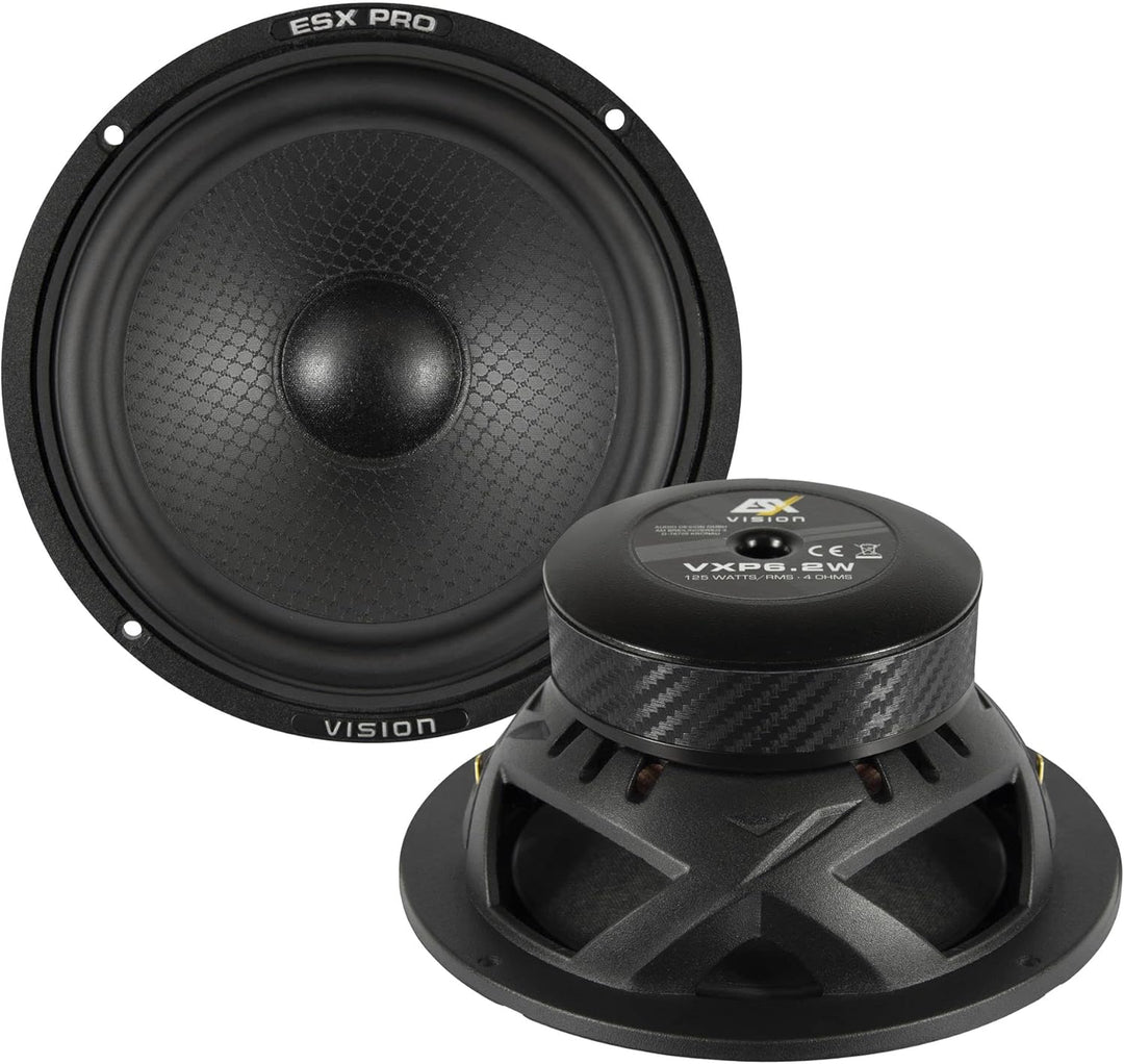 ESX VXP6.2W | 16,5 cm Tiefmitteltöner Kickbass Tiefmittelton Lautsprecher