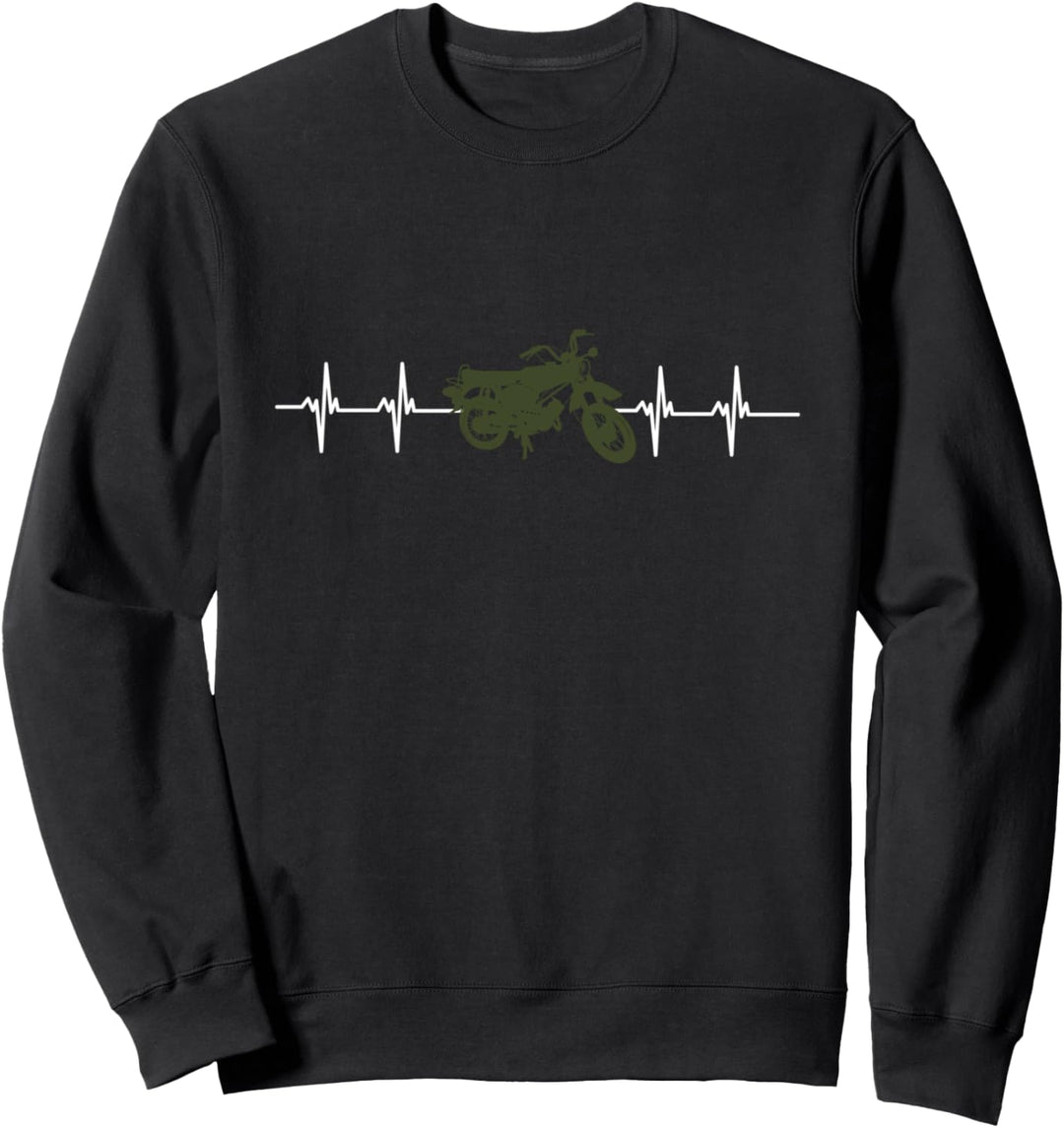 DDR Moped Simson Simme S51 S50 2 Takt 1:50 50ccm Herzschlag Sweatshirt