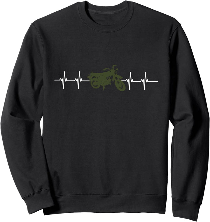 DDR Moped Simson Simme S51 S50 2 Takt 1:50 50ccm Herzschlag Sweatshirt