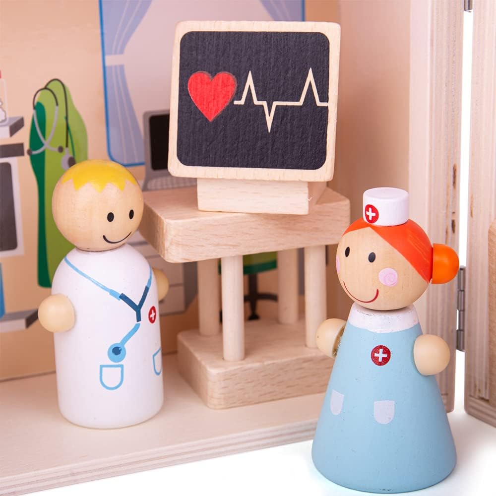 Bigjigs Toys Mini-Krankenhaus Spielset