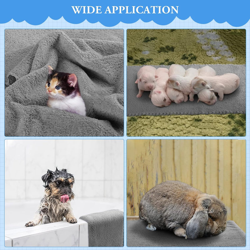10 Stück Meerschweinchen Decken Fleece Haustier Decken Weiche Meerschweinchen Käfig Einlagen Haustie