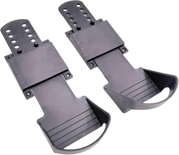 2 Stück Rowing Machine Pedals rutschfest, Multifunktions-Trainer-Pedal-Ersatz Leicht, Rudergerät Ped