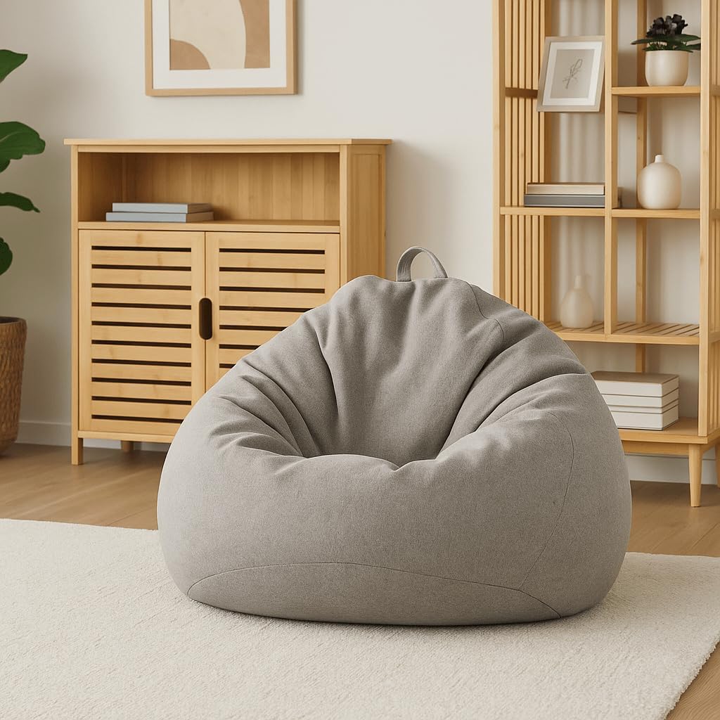 Indoor Sitzsack ECO mit Regranulat-Füllung, Puff, Relax-Sessel, Sitzkissen, Bodenkissen, Bean Bag, 3